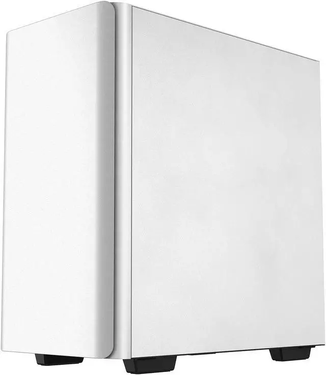 Alt view image 2 of 14 - DeepCool CK500 WH Mid-Tower ATX Case, Full-Size Tempered Glass Window, Two Pre-Installed 140mm Airflow Fans, E-ATX Motherboard Support, Front I/O USB Type-C, White