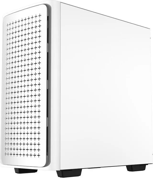 Alt view image 2 of 14 - DeepCool CK560 WH Mid-Tower ATX Case, Airflow Front Panel, Full-Size Tempered Glass Window, 3x 120mm ARGB Fans, 1x 140mm Fan, E-ATX Motherboard Support, Front I/O USB Type-C, White