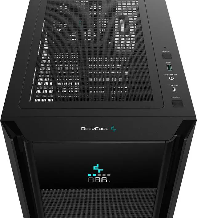 Alt view image 8 of 13 - Deepcool CH510 Mesh Digital Black ABS / SPCC / Tempered Glass ATX Mid Tower Computer Case