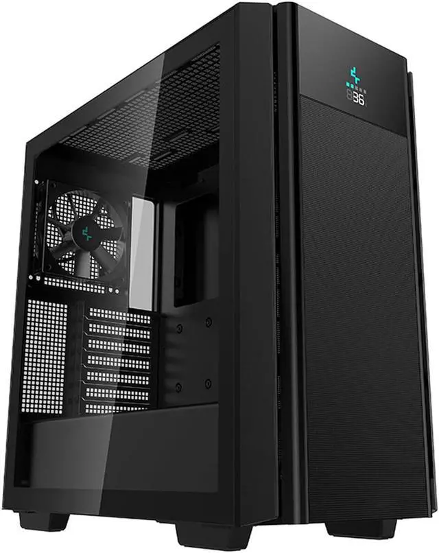 Main image of Deepcool CH510 MESH Digital Mid-Tower ATX Computer Case/Gaming Cabinet - Black, Support Mini-ITX/Micro-ATX/ATX/E-ATX Pre-Installed 1 x 120mm Rear Fan - R-CH510-BKNSE1-G-1