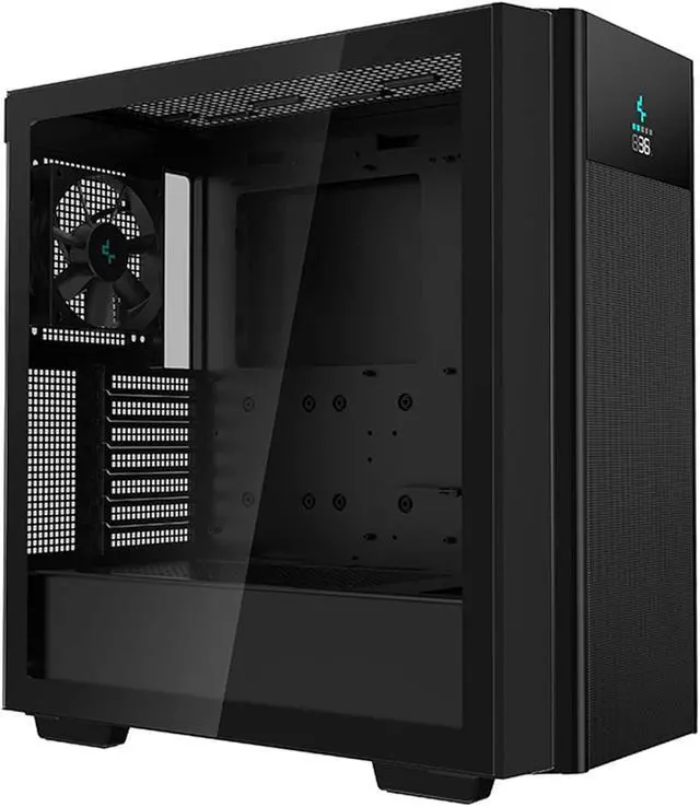 Alt view image 9 of 13 - Deepcool CH510 MESH Digital Mid-Tower ATX Computer Case/Gaming Cabinet - Black, Support Mini-ITX/Micro-ATX/ATX/E-ATX Pre-Installed 1 x 120mm Rear Fan - R-CH510-BKNSE1-G-1