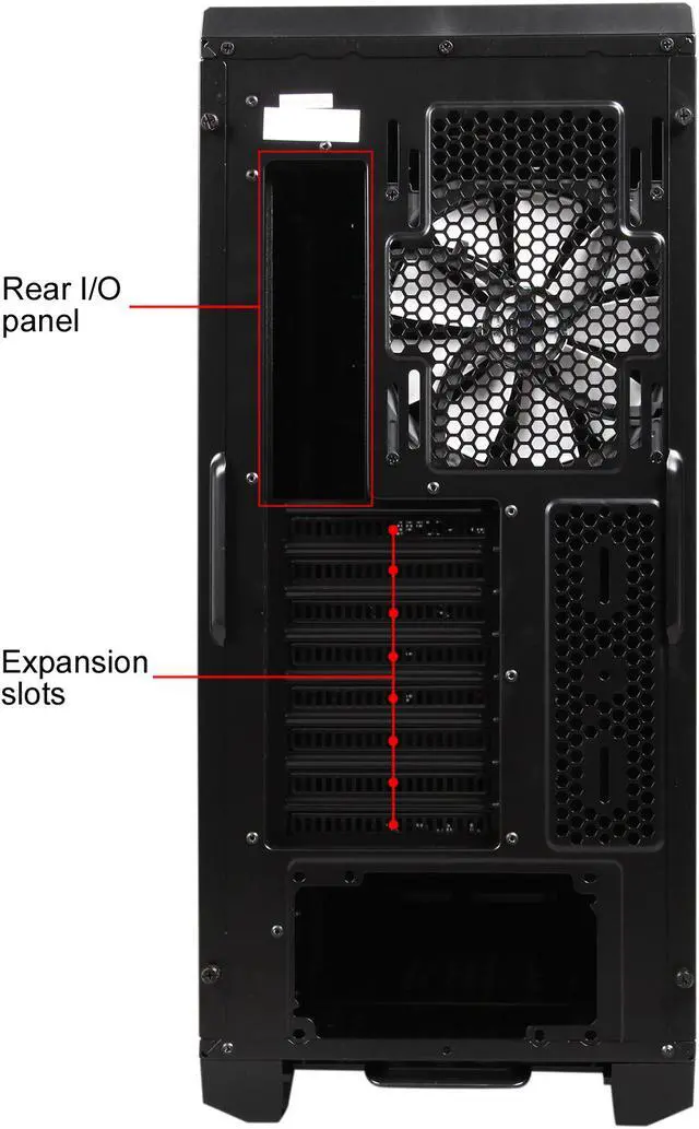 Alt view image 14 of 15 - Phanteks Enthoo Pro series PH-ES614PC_BK Black Steel / Plastic ATX Full Tower Computer Case (non-power supply cover)