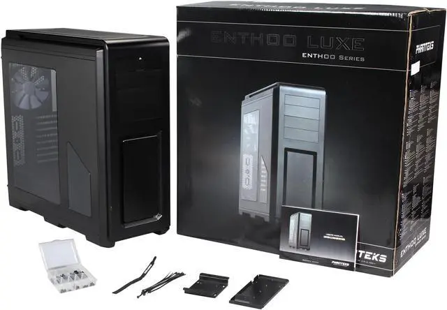 Alt view image 10 of 9 - Phanteks Enthoo Luxe Series PH-ES614L_BK Black Aluminum / Steel ATX Full Tower Computer Case
