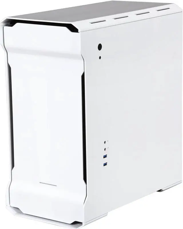 Alt view image 3 of 10 - Phanteks Enthoo Evolv Series PH-ES314E_WT White Aluminum / Steel mATX / MicroATX Tower Computer Case