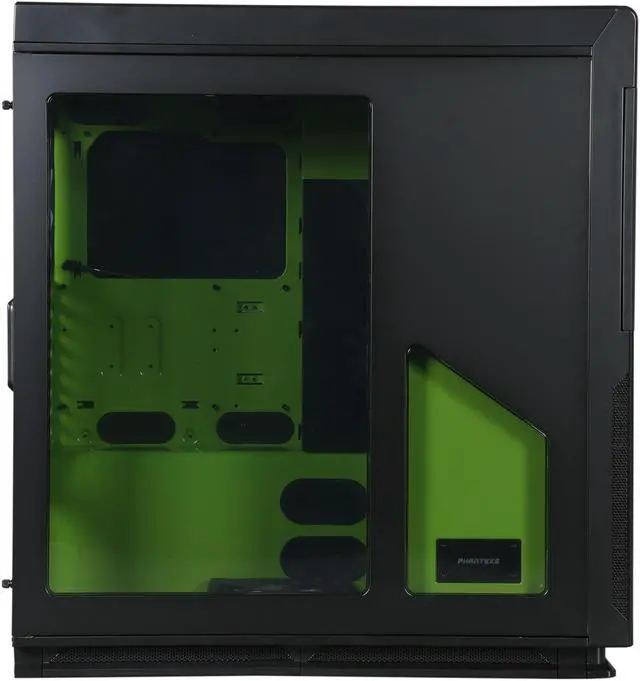 Alt view image 4 of 9 - Phanteks Enthoo Primo PH-ES813P_SGR Black / Green Aluminum / Steel ATX Full Tower Computer Case