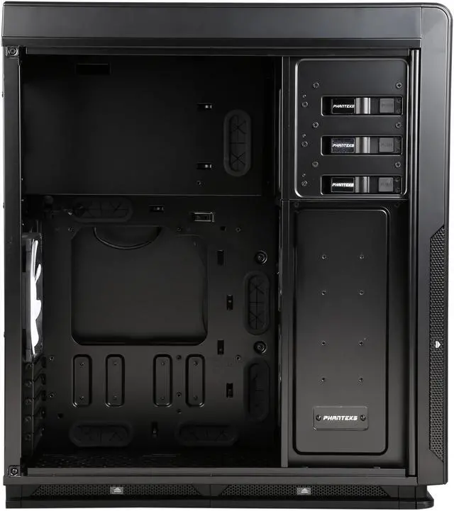 Alt view image 5 of 8 - Phanteks Enthoo Mini XL PH-ES414M_BK Aluminum mATX Tower Computer Case, Window, Black