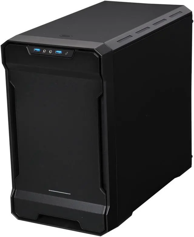 Alt view image 3 of 9 - Phanteks Enthoo Evolv ITX Series PH-ES215PC_BK Black Steel / Plastic Mini-ITX Tower Computer Case