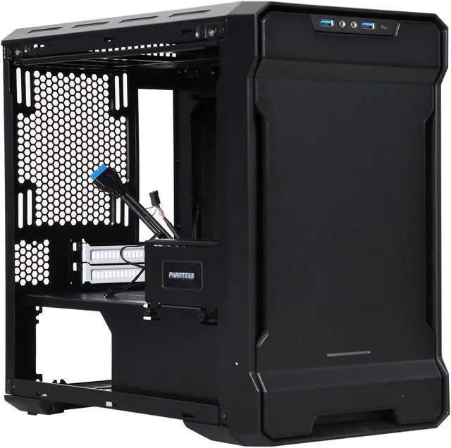 Alt view image 7 of 9 - Phanteks Enthoo Evolv ITX Series PH-ES215PC_BK Black Steel / Plastic Mini-ITX Tower Computer Case