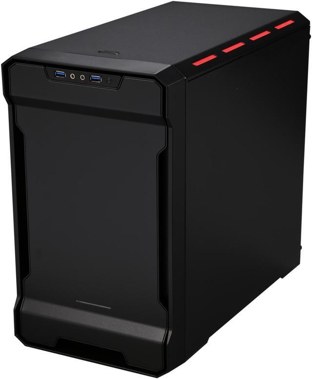Alt view image 4 of 9 - Phanteks Enthoo Evolv ITX Series PH-ES215P_SRD Black / Red Mini-ITX Computer Case