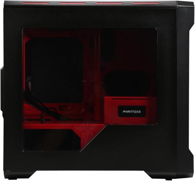 Alt view image 5 of 9 - Phanteks Enthoo Evolv ITX Series PH-ES215P_SRD Black / Red Mini-ITX Computer Case