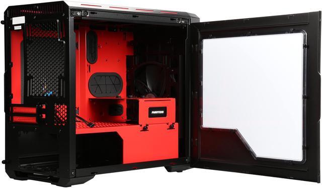 Alt view image 6 of 9 - Phanteks Enthoo Evolv ITX Series PH-ES215P_SRD Black / Red Mini-ITX Computer Case