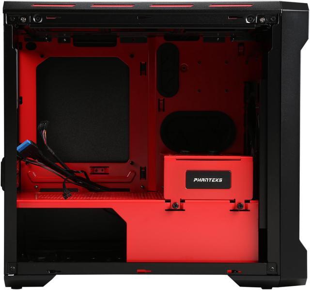 Alt view image 7 of 9 - Phanteks Enthoo Evolv ITX Series PH-ES215P_SRD Black / Red Mini-ITX Computer Case
