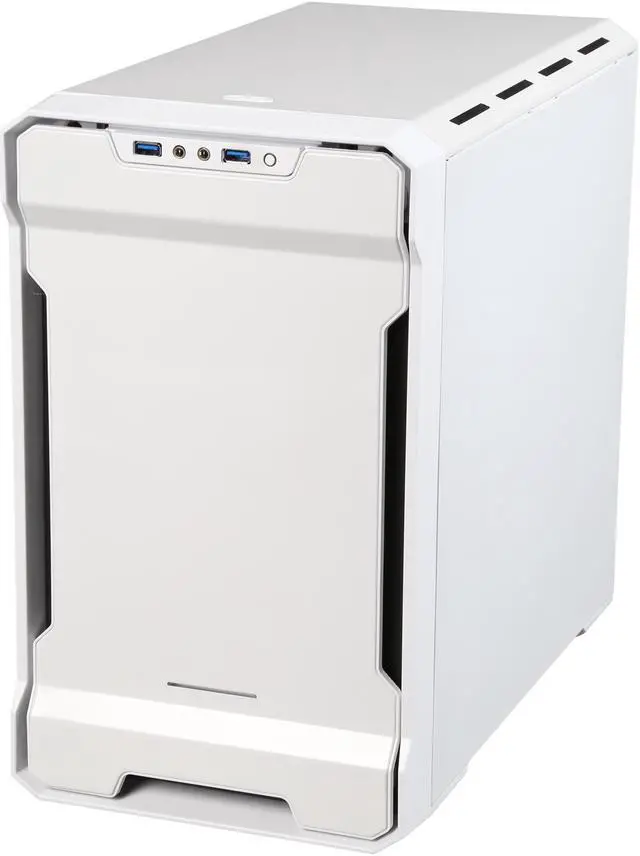 Alt view image 3 of 9 - Phanteks Enthoo Evolv ITX Series PH-ES215P_WT White Mini-ITX Computer Case