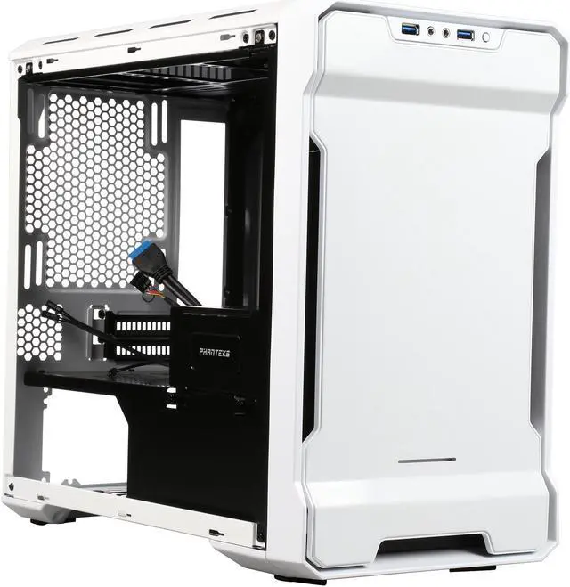 Alt view image 7 of 9 - Phanteks Enthoo Evolv ITX Series PH-ES215P_WT White Mini-ITX Computer Case