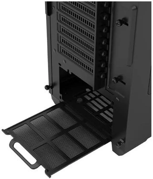 Alt view image 3 of 13 - Phanteks Eclipse P400 Series PH-EC416P_BK Satin Black Steel Side Window ATX Mid Tower Case with 10 Color RGB Downlight