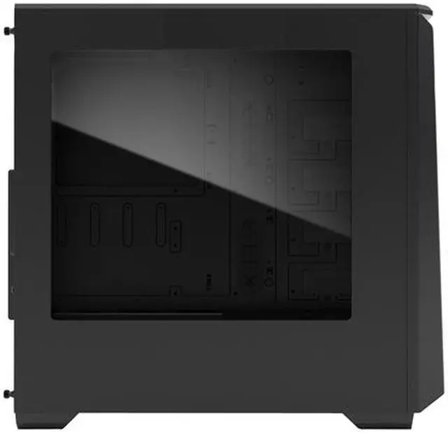 Alt view image 8 of 13 - Phanteks Eclipse P400 Series PH-EC416P_BK Satin Black Steel Side Window ATX Mid Tower Case with 10 Color RGB Downlight