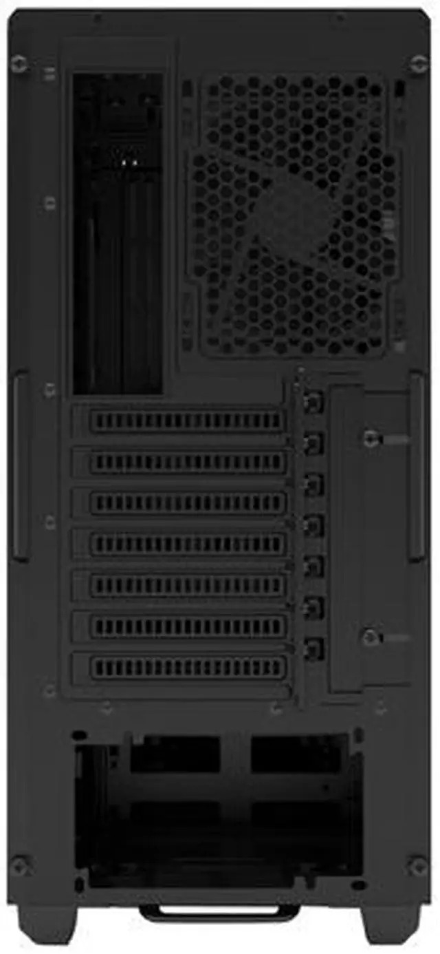 Alt view image 9 of 13 - Phanteks Eclipse P400 Series PH-EC416P_BK Satin Black Steel Side Window ATX Mid Tower Case with 10 Color RGB Downlight