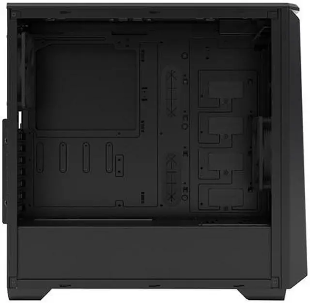 Alt view image 10 of 13 - Phanteks Eclipse P400 Series PH-EC416P_BK Satin Black Steel Side Window ATX Mid Tower Case with 10 Color RGB Downlight