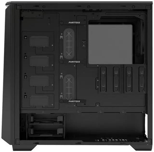 Alt view image 11 of 13 - Phanteks Eclipse P400 Series PH-EC416P_BK Satin Black Steel Side Window ATX Mid Tower Case with 10 Color RGB Downlight