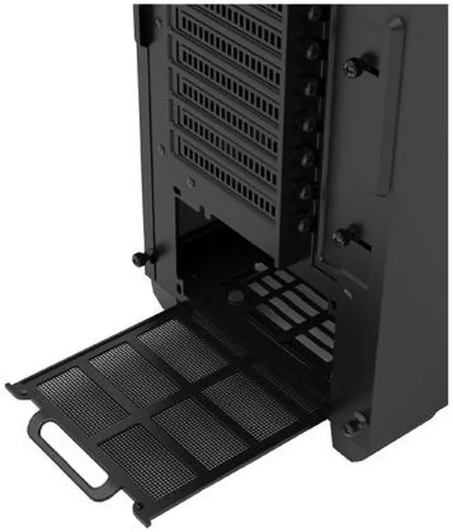 Alt view image 4 of 14 - Phanteks Eclipse P400S Series PH-EC416PSC_BK Satin Black Steel Silent Close Window ATX Mid Tower Cases with 10 Color RGB Downlight