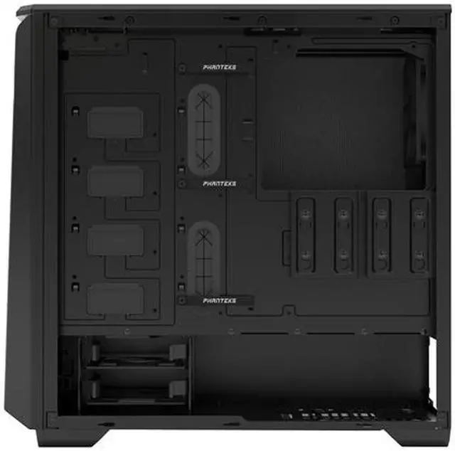 Alt view image 12 of 14 - Phanteks Eclipse P400S Series PH-EC416PSC_BK Satin Black Steel Silent Close Window ATX Mid Tower Cases with 10 Color RGB Downlight
