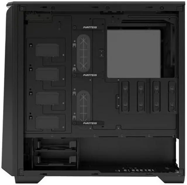 Alt view image 12 of 14 - Phanteks Eclipse P400S Series PH-EC416PSW_BK Satin Black Steel Silent Window ATX Mid Tower Cases with 10 Color RGB Downlight