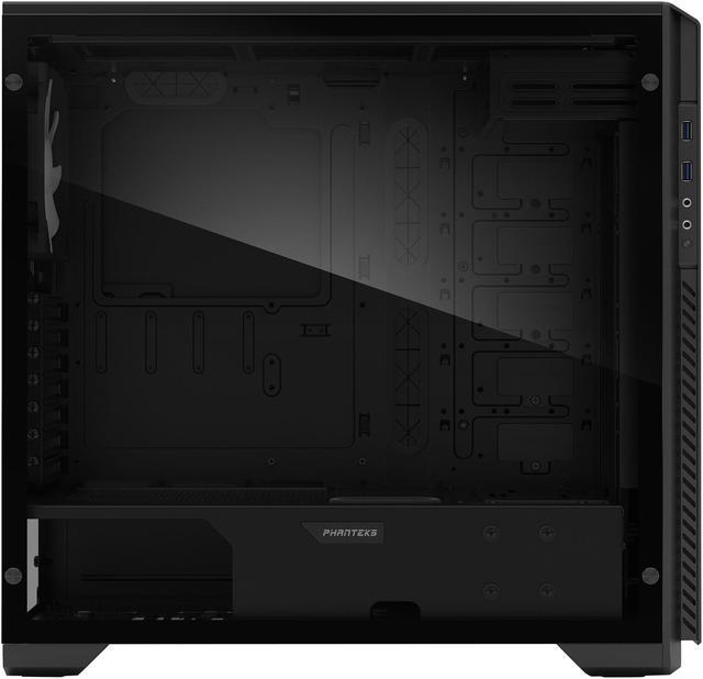 Alt view image 16 of 19 - Phanteks Enthoo Pro M Series PH-ES515PTG_BK Brushed Black Steel Frame / ABS Front / Tempered Glass Window ATX Mid Tower Computer Case