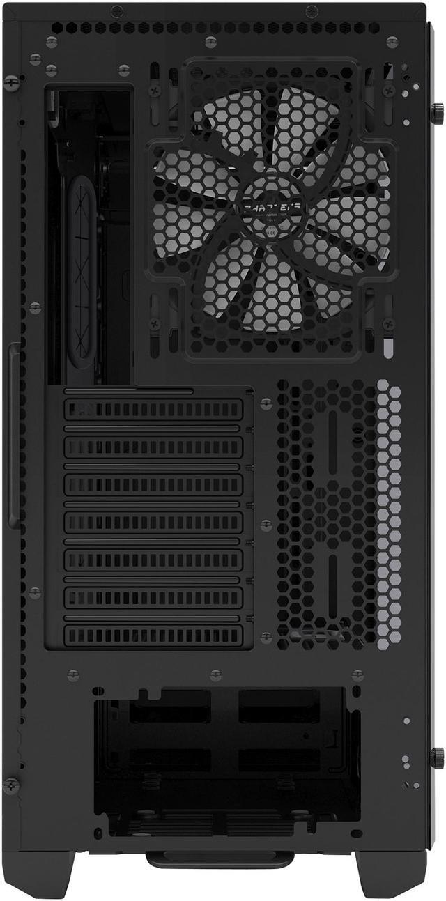 Alt view image 10 of 19 - Phanteks Enthoo Pro M Series PH-ES515PTG_BK Brushed Black Steel Frame / ABS Front / Tempered Glass Window ATX Mid Tower Computer Case