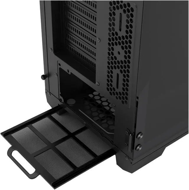 Alt view image 13 of 20 - Phanteks Enthoo Luxe PH-ES614LTG_BK Black Aluminum Faceplates Tempered Glass Panel Steel Chassis ATX Full Tower Computer Case