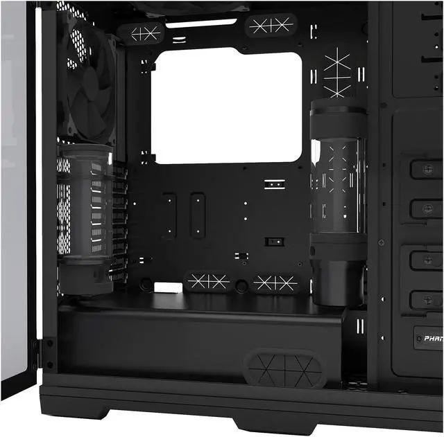 Alt view image 16 of 20 - Phanteks Enthoo Luxe PH-ES614LTG_BK Black Aluminum Faceplates Tempered Glass Panel Steel Chassis ATX Full Tower Computer Case