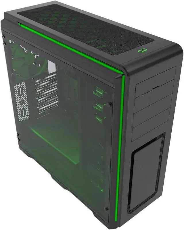 Alt view image 8 of 20 - Phanteks Enthoo Luxe PH-ES614LTG_BK Black Aluminum Faceplates Tempered Glass Panel Steel Chassis ATX Full Tower Computer Case