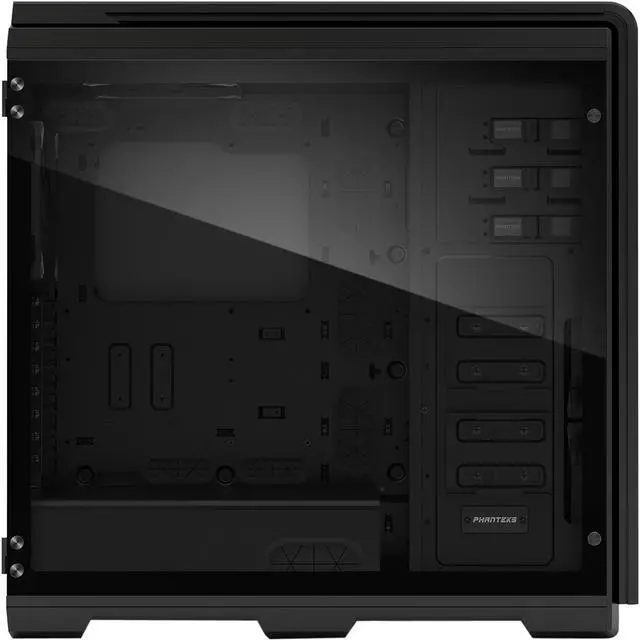 Alt view image 17 of 20 - Phanteks Enthoo Luxe PH-ES614LTG_BK Black Aluminum Faceplates Tempered Glass Panel Steel Chassis ATX Full Tower Computer Case