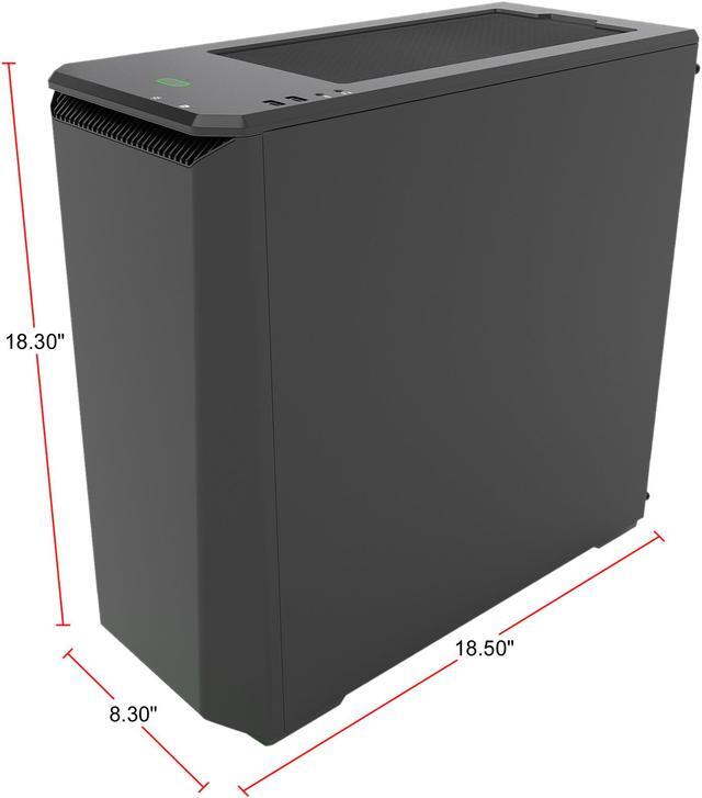 Alt view image 3 of 13 - Phanteks Eclipse P400 PH-EC416PTG_BK Satin Black Tempered Glass/Steel ATX Mid Tower Computer Case