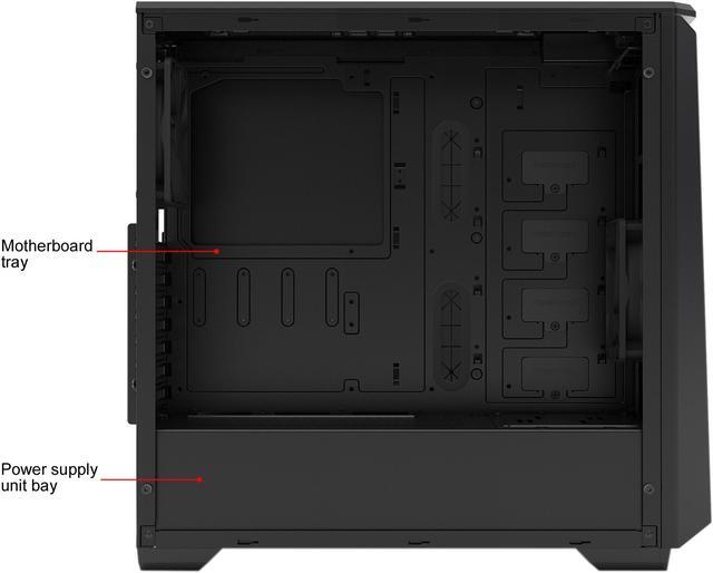 Alt view image 7 of 13 - Phanteks Eclipse P400 PH-EC416PTG_BK Satin Black Tempered Glass/Steel ATX Mid Tower Computer Case