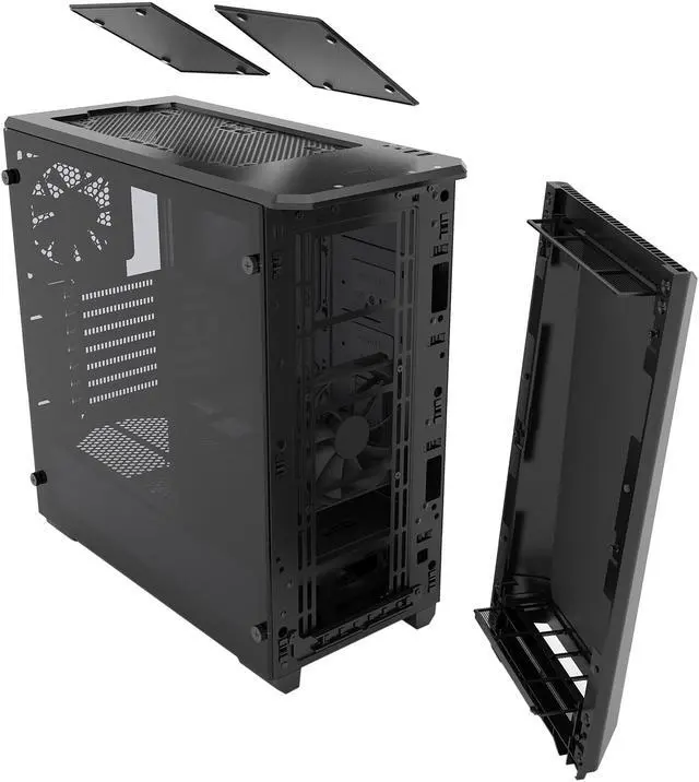 Alt view image 7 of 13 - Phanteks Eclipse P400S PH-EC416PSTG_BK Silent Edition Satin Black Tempered Glass/Steel RGB ATX Mid Tower Computer Case