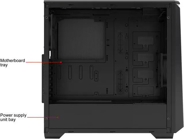 Alt view image 4 of 13 - Phanteks Eclipse P400S PH-EC416PSTG_BK Silent Edition Satin Black Tempered Glass/Steel RGB ATX Mid Tower Computer Case
