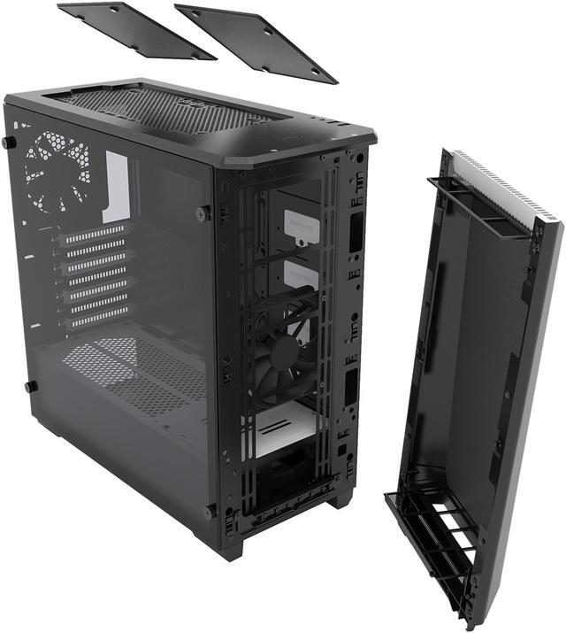 Alt view image 7 of 15 - Phanteks Eclipse P400S PH-EC416PSTG_BW Silent Edition Black/White Tempered Glass/Steel RGB ATX Mid Tower Computer Case