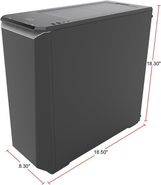 Alt view image 14 of 15 - Phanteks Eclipse P400S PH-EC416PSTG_BW Silent Edition Black/White Tempered Glass/Steel RGB ATX Mid Tower Computer Case