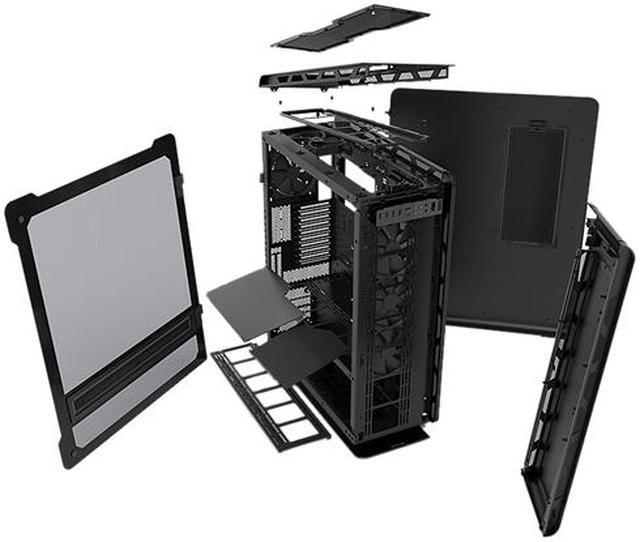 Alt view image 11 of 20 - Phanteks Enthoo Elite PH-ES916E_BK Black Anodized Aluminum Panels, Powder Coated Steel Chassis, Tempered Glass Side Panel E-ATX Full Tower Case Computer Case - Newegg Retail Exclusive