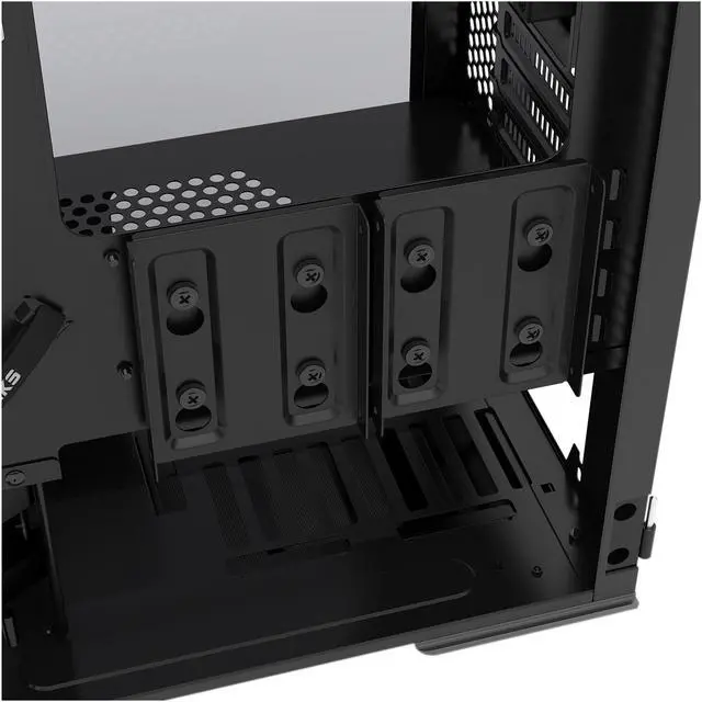 Alt view image 15 of 20 - Phanteks Enthoo Evolv PH-ES314ETG_AG Anthracite Gray Aluminum (3mm), Tempered Glass (3mm), Steel Chassis Micro ATX Tower Computer Case