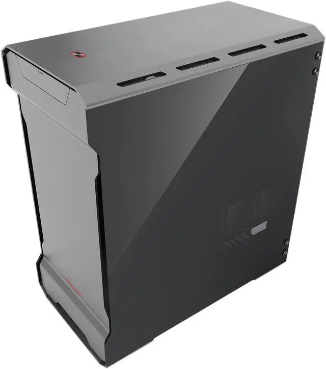 Alt view image 4 of 20 - Phanteks Enthoo Evolv PH-ES314ETG_AG Anthracite Gray Aluminum (3mm), Tempered Glass (3mm), Steel Chassis Micro ATX Tower Computer Case