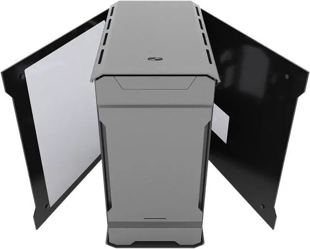 Alt view image 7 of 20 - Phanteks Enthoo Evolv PH-ES314ETG_AG Anthracite Gray Aluminum (3mm), Tempered Glass (3mm), Steel Chassis Micro ATX Tower Computer Case