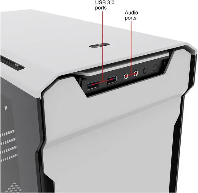 Alt view image 15 of 20 - Phanteks Enthoo Evolv PH-ES314ETG_GS Galaxy Silver Aluminum (3mm), Tempered Glass (3mm), Steel Chassis Micro ATX Tower Computer Case