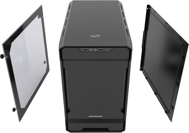 Alt view image 9 of 17 - Phanteks Enthoo Evolv ITX Tempered Glass PH-ES215PTG_BK Black Steel plates, Plastic, Steel chassis Mini-ITX Tower Computer Case