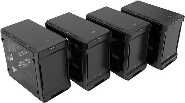 Alt view image 17 of 17 - Phanteks Enthoo Evolv ITX Tempered Glass PH-ES215PTG_BK Black Steel plates, Plastic, Steel chassis Mini-ITX Tower Computer Case