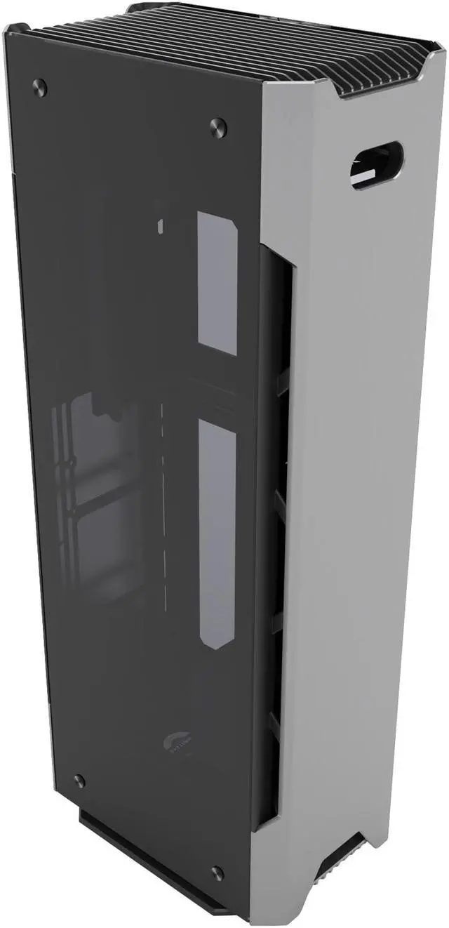 Alt view image 9 of 14 - Phanteks Enthoo Evolv Shift X PH-ES217XE_AG Anthracite Gray Anodized aluminium panels, Powder coated steel chassis, Tempered glass side panels Mini-ITX Tower Computer Case Support SFX, SFX-L, ATX (limited to 160mm) Power Supply