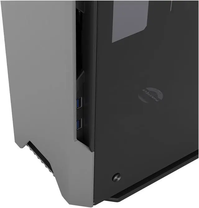 Alt view image 14 of 14 - Phanteks Enthoo Evolv Shift X PH-ES217XE_AG Anthracite Gray Anodized aluminium panels, Powder coated steel chassis, Tempered glass side panels Mini-ITX Tower Computer Case Support SFX, SFX-L, ATX (limited to 160mm) Power Supply