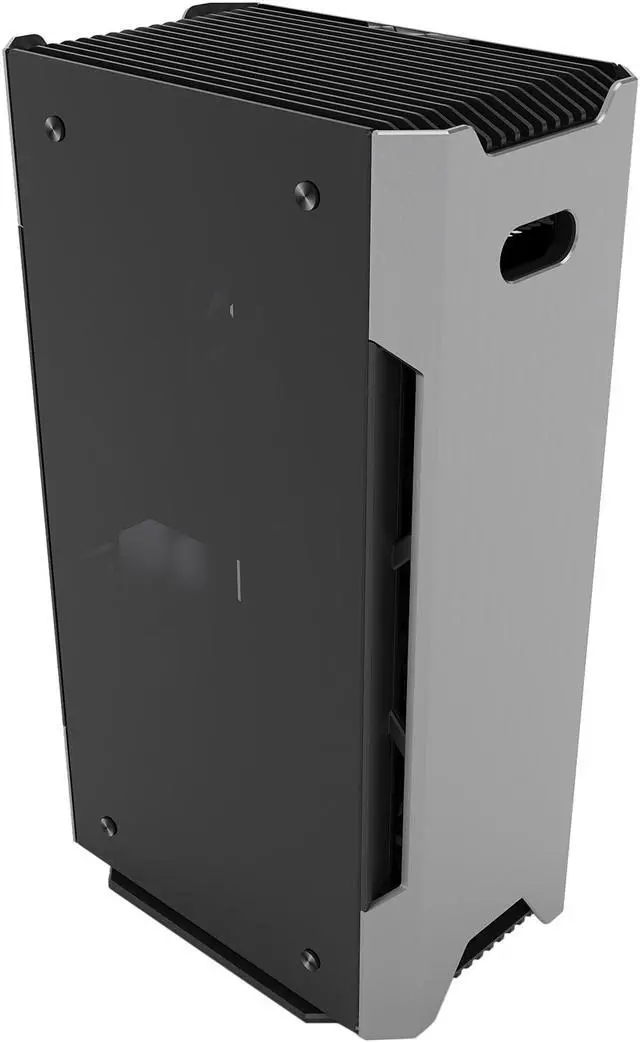 Alt view image 9 of 14 - Phanteks Enthoo Evolv Shift PH-ES217E_AG Anthracite Gray Anodized aluminium panels, Powder coated steel chassis, Tempered glass side panels Mini-ITX Tower Computer Case Support SFX, SFX-L Power Supply