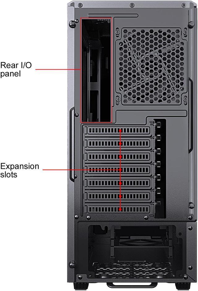 Alt view image 16 of 16 - Phanteks Eclipse P300 PH-EC300PTG_BK Black Steel Chassis, Tempered Glass Window ATX Mid Tower Computer Case