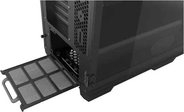 Alt view image 12 of 18 - Phanteks Enthoo Pro TG PH-ES614PTG_BK Integrated RGB Lighting Control Tempered Glass Side Panel ATX Full Tower Computer Case - Black